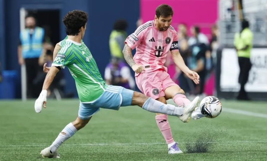 Seattle Sounders goleó a Inter Miami y Messi no pudo levantar la Leagues Cup