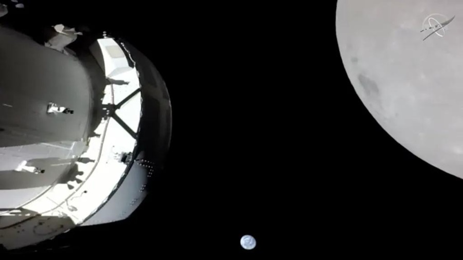 La nave espacial Orion alcanza su punto más cercano a la Luna como parte de la misión Artemis I