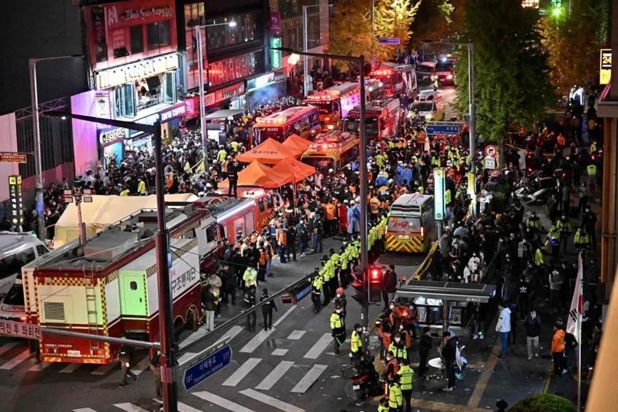 Corea: Al menos 146 muertos durante un incidente en los festejos de Halloween en Seúl