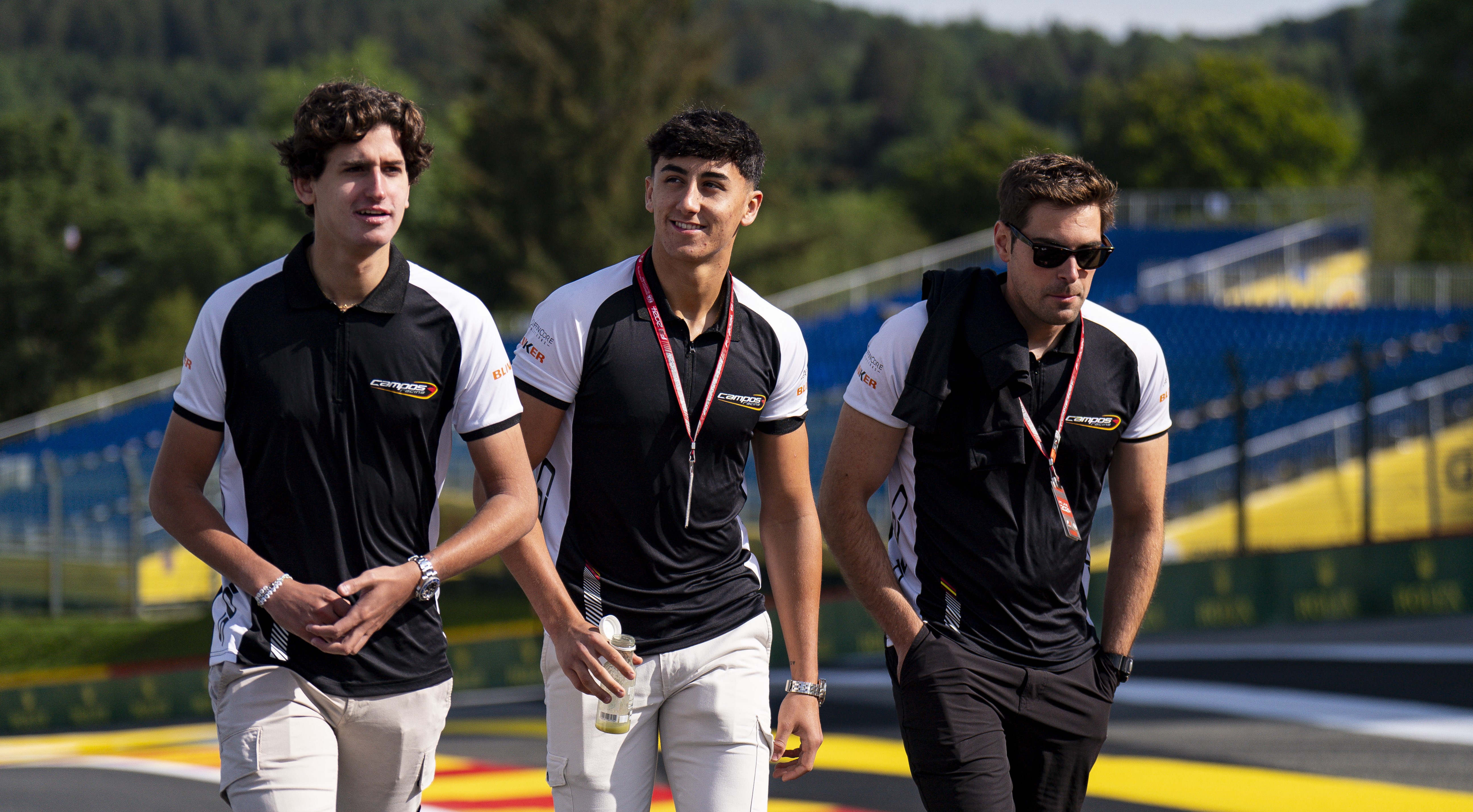 Bélgica: El español Mari Boya llega al circuito de Spa Francorchamps para la novena ronda del campeonato de Formula 3