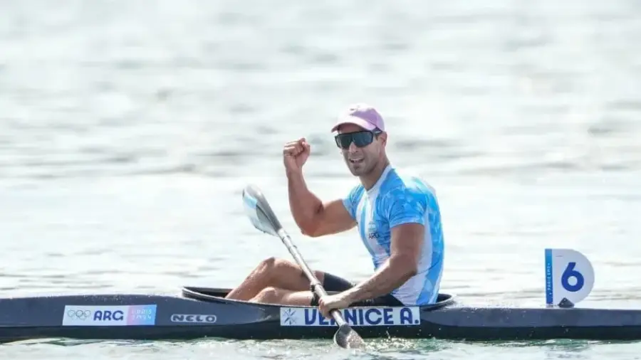 El argentino Agustín Vernice quedó cuarto en canotaje y se lleva un diploma de los Juegos Olímpicos de París 2024