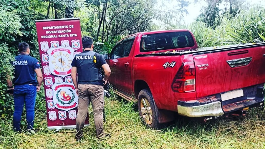 Misiones: En un operativo internacional encabezado por la Policía Provincial se recuperó una camioneta robada en la localidad de San Pedro