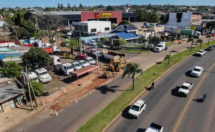 Travesía Urbana de Posadas: Obras activas en distintos frentes