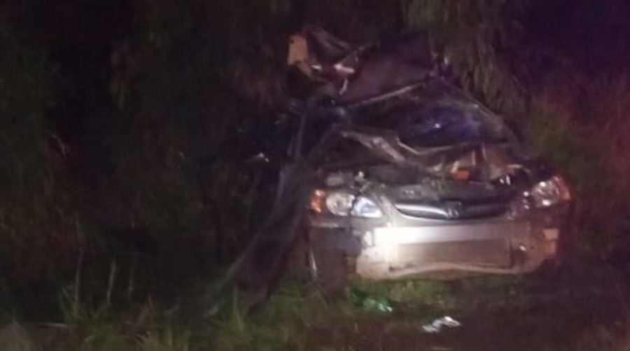 Falleció un hombre tras un despiste sobre la Ruta Nacional 101 a la altura del Paraje Cerro Siete en el Municipio misionero de Bernardo de Irigoyen