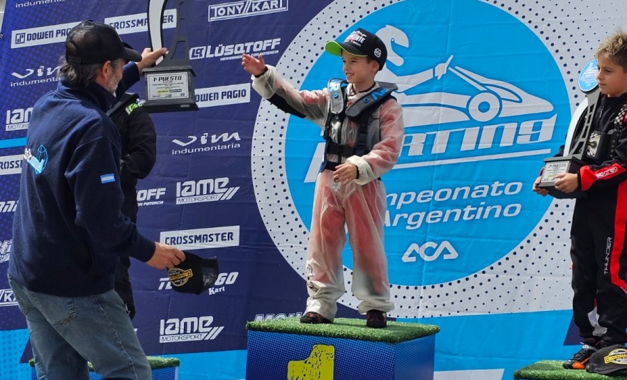 Campeonato Argentino de Karting en Río Cuarto: En el debut Valentino Silveira obtuvo un gran triunfo en la Categoría Mini
