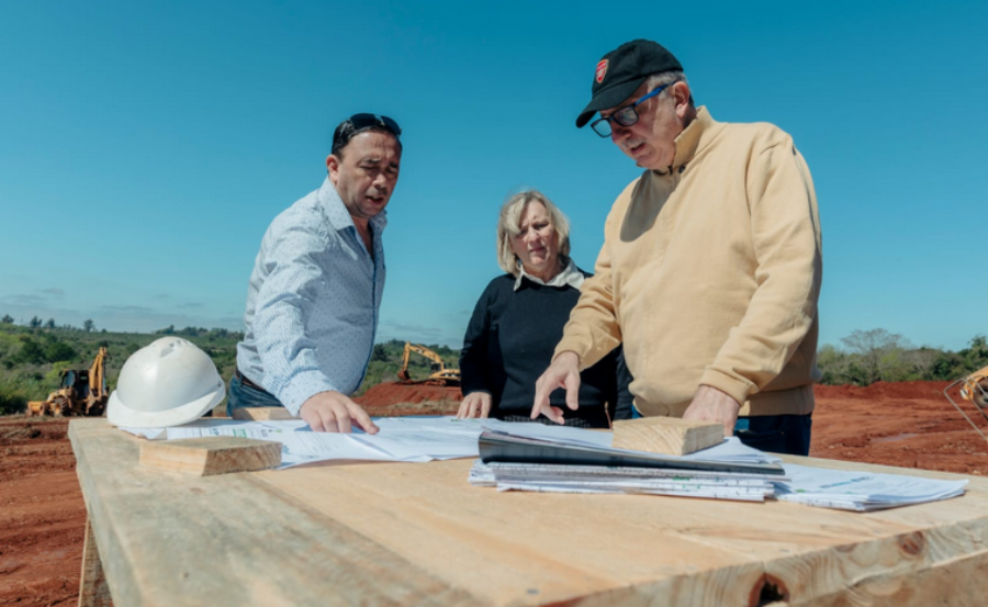 Avanza en la ciudad misionera de Apóstoles la planta de tratamiento de líquidos cloacales que beneficiará a más de 20 mil vecinos
