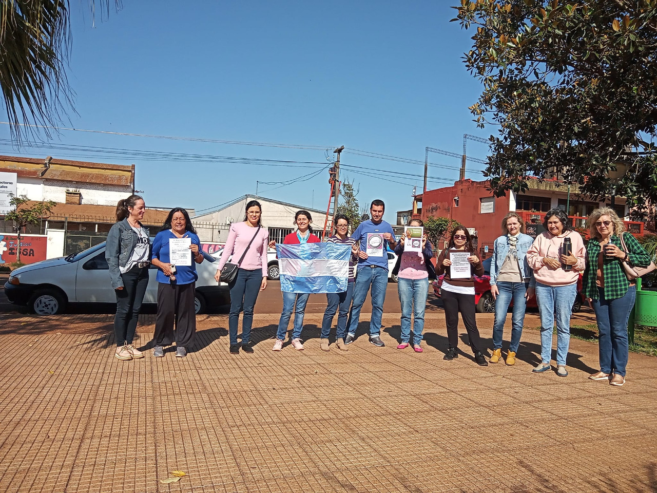 Apóstoles: Docentes del Frente de Trabajadores de la Educación en Lucha de Misiones, adhierieron a la jornada de lucha nacional