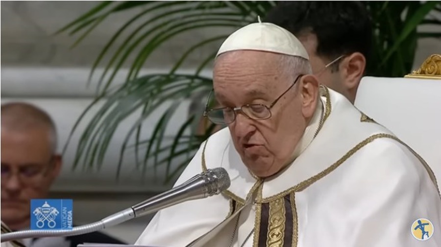 Homilía del Papa Francisco en la Misa Crismal de Jueves Santo 2023