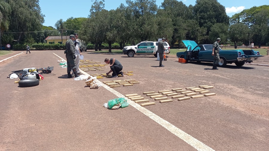 Misiones: Gendarmes secuestraron marihuana que era trasportada en un “coche fúnebre” sobre la Ruta Nacional N° 12