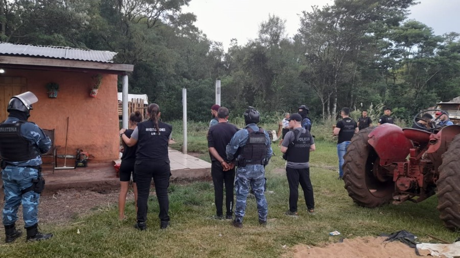 Allanamiento policial en la localidad misionera de Panambí: Una pareja detenida con más de seis millones de pesos en cocaína y armas