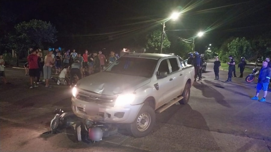 Acompañante de un motociclista perdió la vida en un siniestro vial