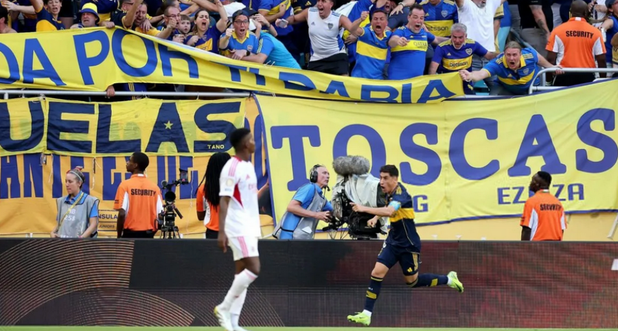 Miami: En un partidazo y tras ir ganando 2 a 0, Boca Juniors empató 2 a 2 con Benfica en su debut en el Mundial de Clubes
