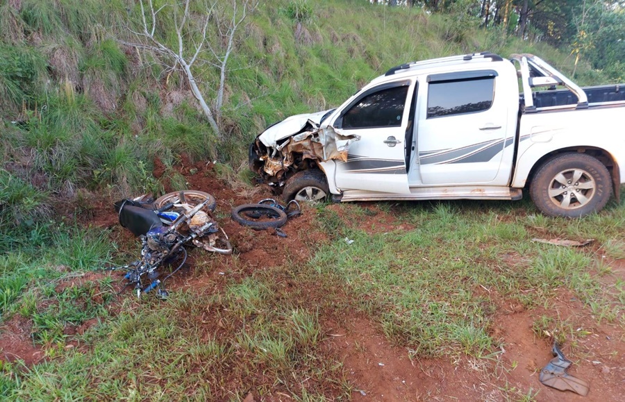 Misiones: Este sábado, motociclista de 23 años murió luego de colisionar contra una camioneta, sobre la Ruta Nacional Nº 14 en San Vicente