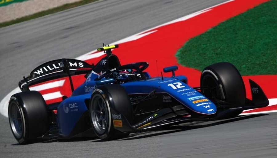 FIA Fórmula 2 en Barcelona: Franco Colapinto, este viernes quedó tercero en la clasificación catalana