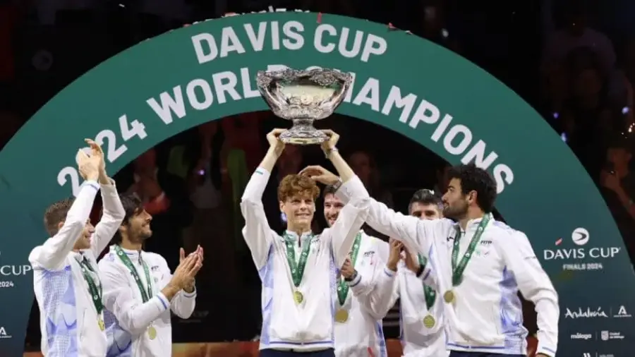Tenis: Italia derrotó a Países Bajos y es bicampeón de la Copa Davis