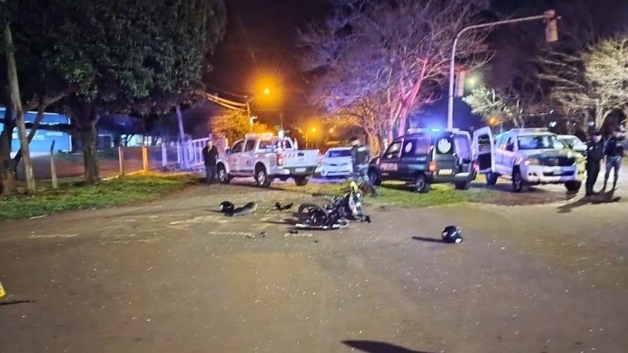 Apóstoles: Padre e hija heridos en un siniestro vial en la intersección de la Ruta Provincial Nº 1 y la Avenida Chantrill