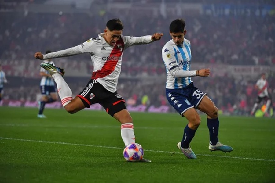 El campeón River Plate cerró la Liga Profesional de Fútbol con un triunfo en el clásico ante Racing Club
