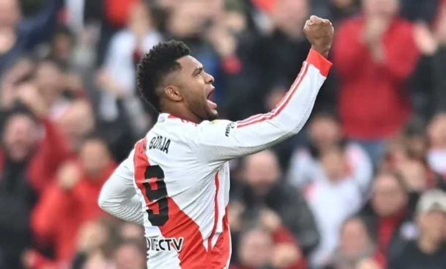 Miguel Borja salvó a River Plate y el encuentro con Lanús terminó en un agónico 2 a 2, por la sexta fecha de la Liga Profesional de Fútbol