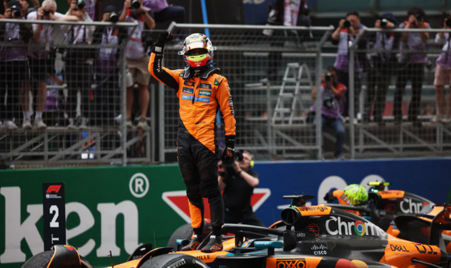 Fórmula 1: Oscar Piastri con el McLaren no tuvo rivales, ganó el Gran Premio de China, Lando Norris y George Russell completaron el podio