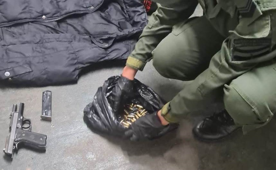 Gendarmería Nacional secuestró del armas y municiones