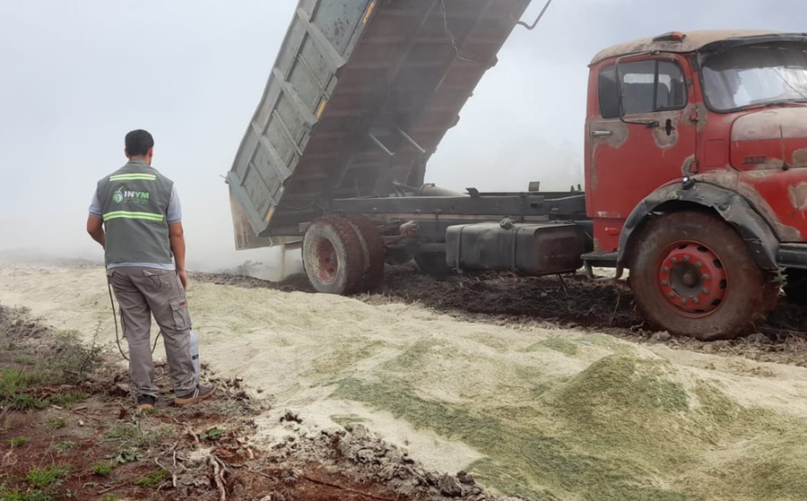 El INYM intervino e inutilizó 26 toneladas de palitos y palo molido de yerba mate