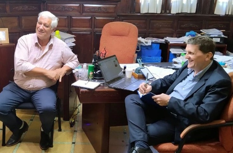El Ministro Adolfo Safrán se reunió con representantes de la Confederación Económica de Misiones