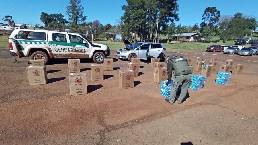 Trasladaban más de 27 mil paquetes de cigarrillos: Los procedimientos fueron llevados a cabo en distintos puntos de la provincia de Misiones