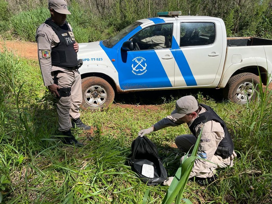 Prefectura Naval Argentina secuestró cocaína en Misiones