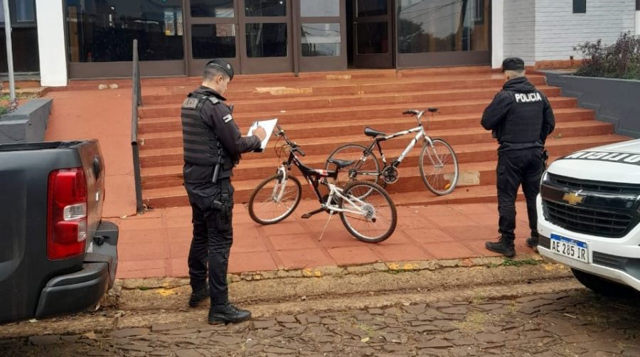 Demoraron a dos adolescentes por el robo de bicicletas en la zona centro de la provincia de Misiones