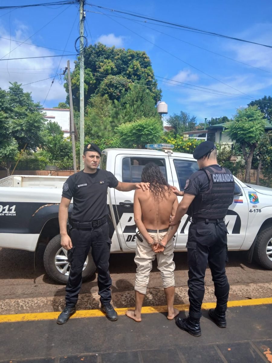 Apóstoles: La Policía de Misiones detuvo a un individuo acusado de amenazar y agredir a su pareja