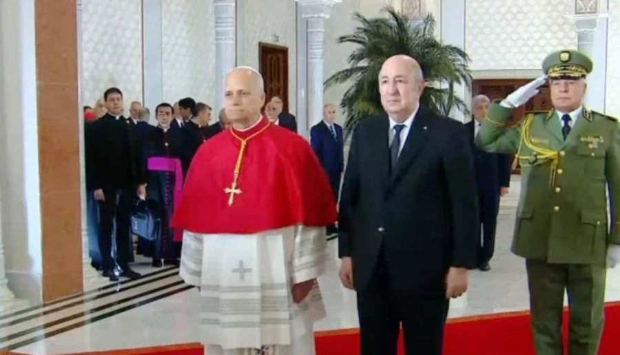 León XIV ya está en Argelia, la tierra de San Agustín recibe por primera vez a un Papa