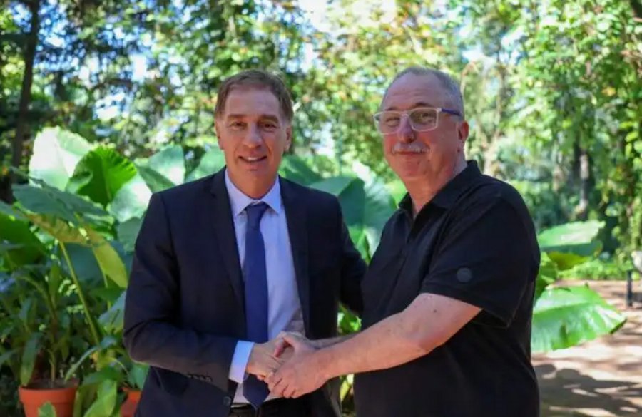 El Gobernador de Misiones Hugo Passalacqua recibió al Ministro del Interior Diego Santilli