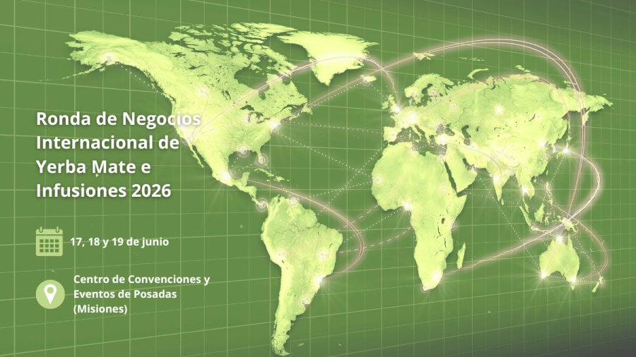 El INYM invita a la Ronda de Negocios Internacional de Yerba Mate e Infusiones 2026, orientada a exportadores o potenciales exportadores