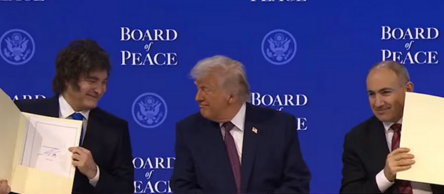 Donald Trump presentó el Consejo de Paz en Davos: El Presidente argentino, Javier Milei, fue el primero en sumarse