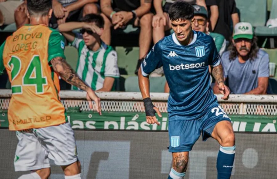 Fecha 5: Racing Club se impuso por 2 a 0 ante Banfield con goles de Di Cesare y Maravilla Martínez, en el Torneo Apertura