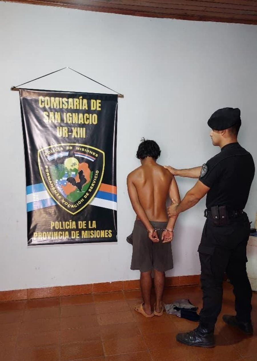 Arrestaron a un  joven de 19 años que habría provocado un principio de incendio de pastizales en el Municipio misionero de San Ignacio