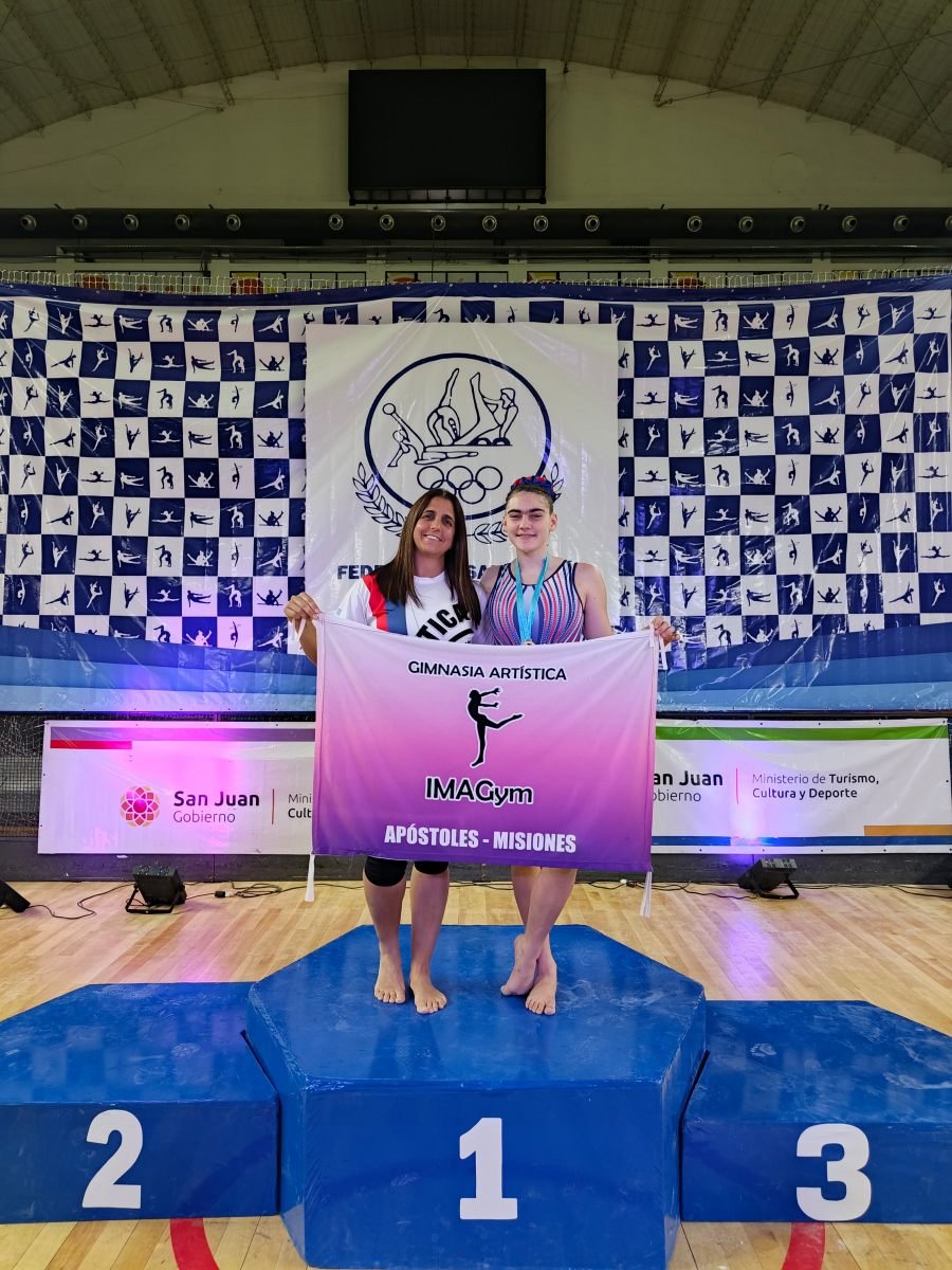 La apostoleña Adelina Stevenson se consagró Sub Campeona Nacional All Around y Campeona en el Aparato Paralelas de Gimnasia Artística en San Juan
