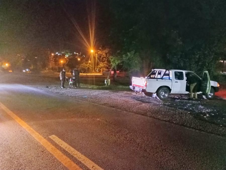 Garuhapé: Siniestro vial en sobre la Ruta Nacional Nº 12, dejó únicamente daños materiales, cuyos conductores resultaron ilesos