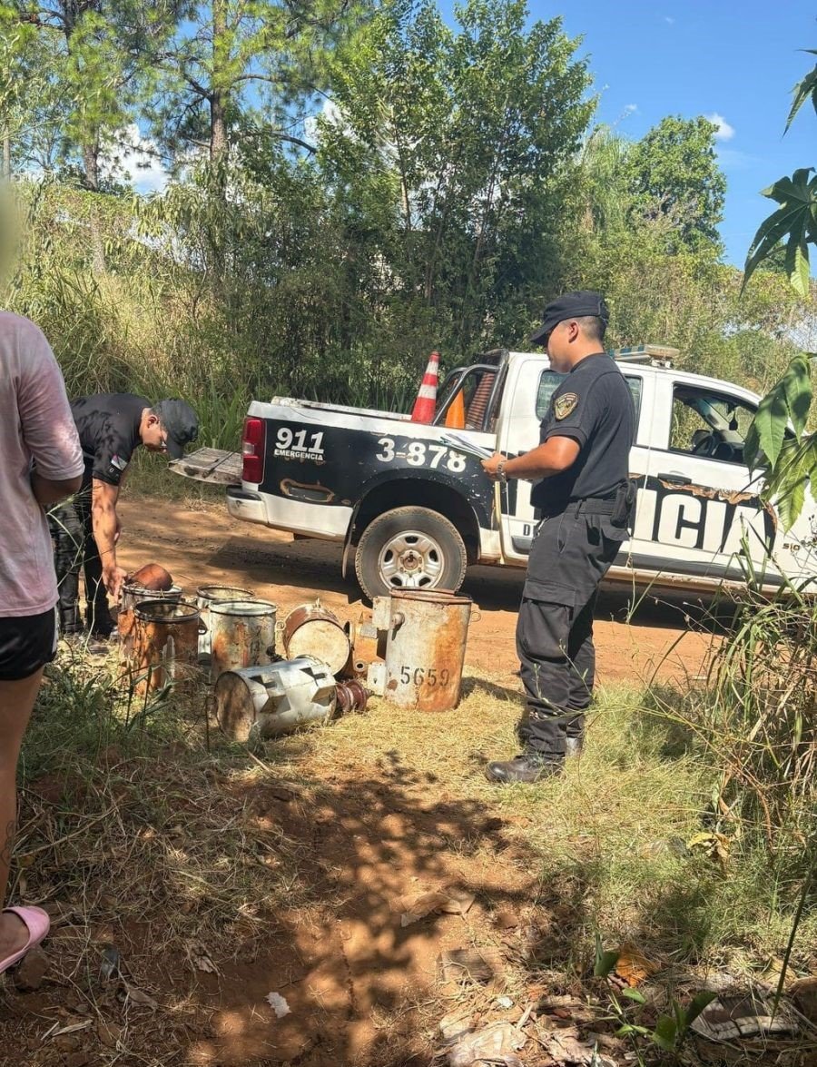 Posadas: Secuestraron once tachos transformadores y detuvieron a una mujer presuntamente vinculada al robo