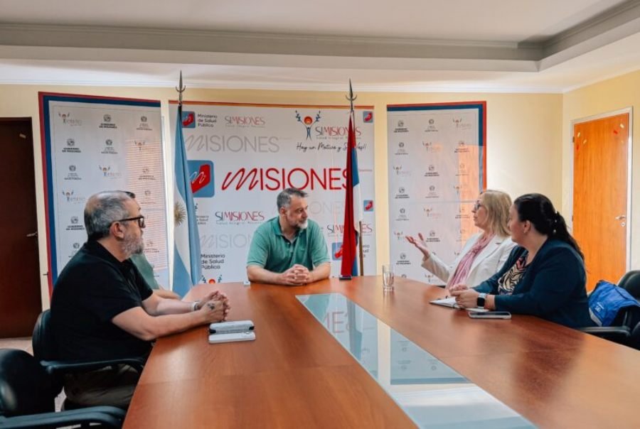 El Ministro de Salud Pública de Misiones recibió a representante de la Organización Panamericana de la Salud