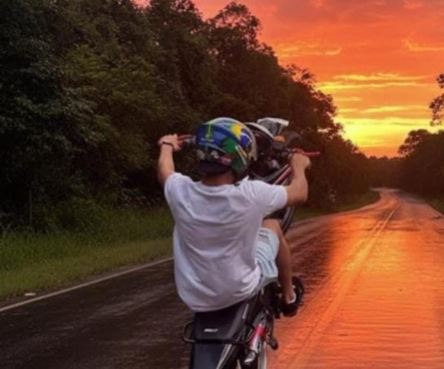 Misiones: Maniobras peligrosas, redes sociales y una motococleta fuera de circulación en el Municipio de Santiago de Liniers