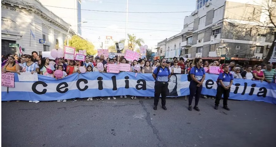 Chaco La Madre De Cecilia Encabezó Una Nueva Marcha En Reclamo De